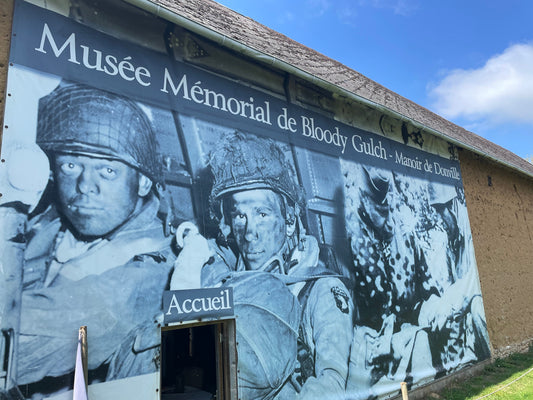 Easy Company at Donville Manor, near Carentan, during the Battle of Bloody Gulch
