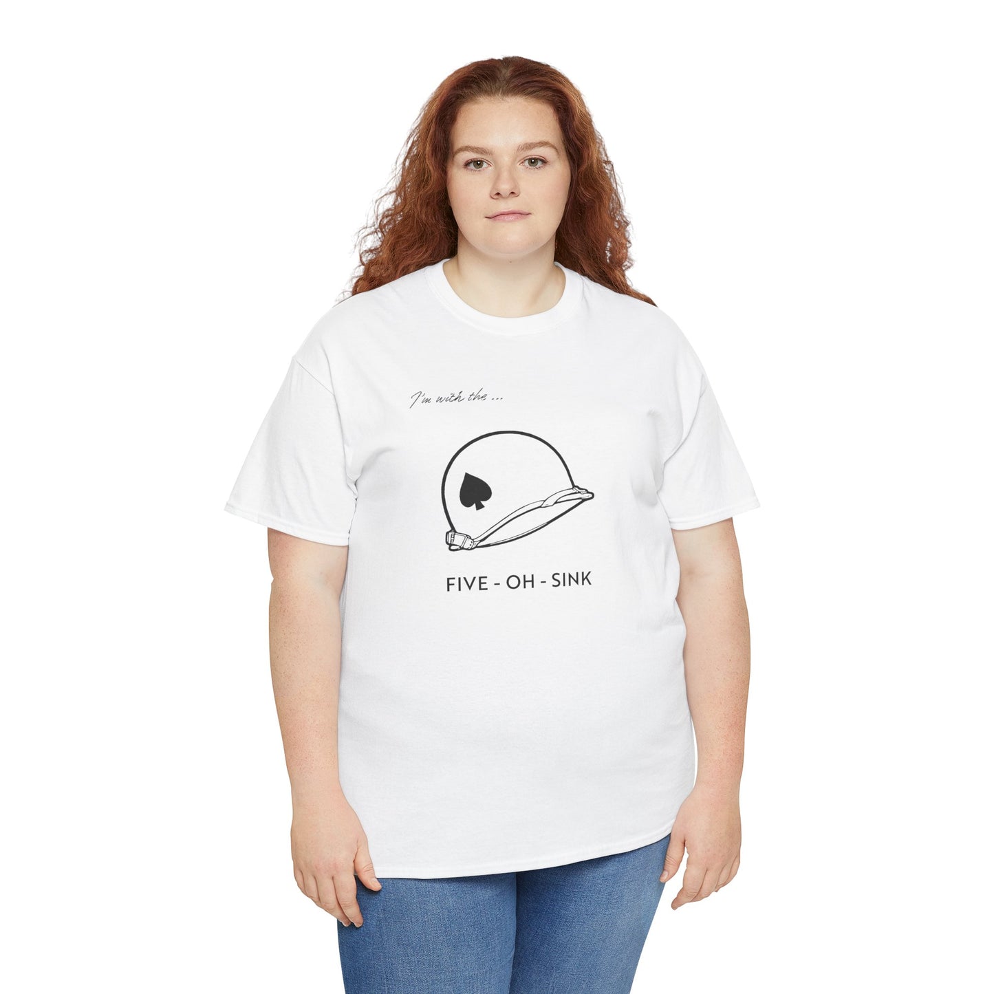 I'm with the Five-Oh-Sink T-shirt — Band of Brothers Tour of Europe