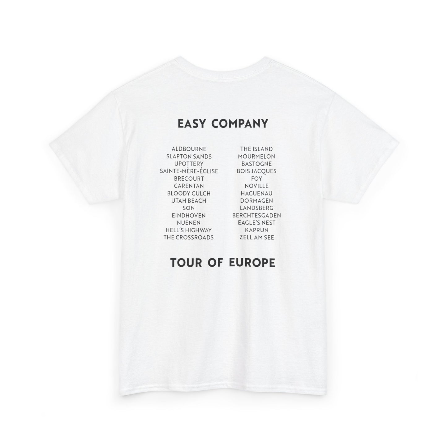 Band of Brothers Easy Company WWII Paratroopers Tee —  Vintage Travel Design