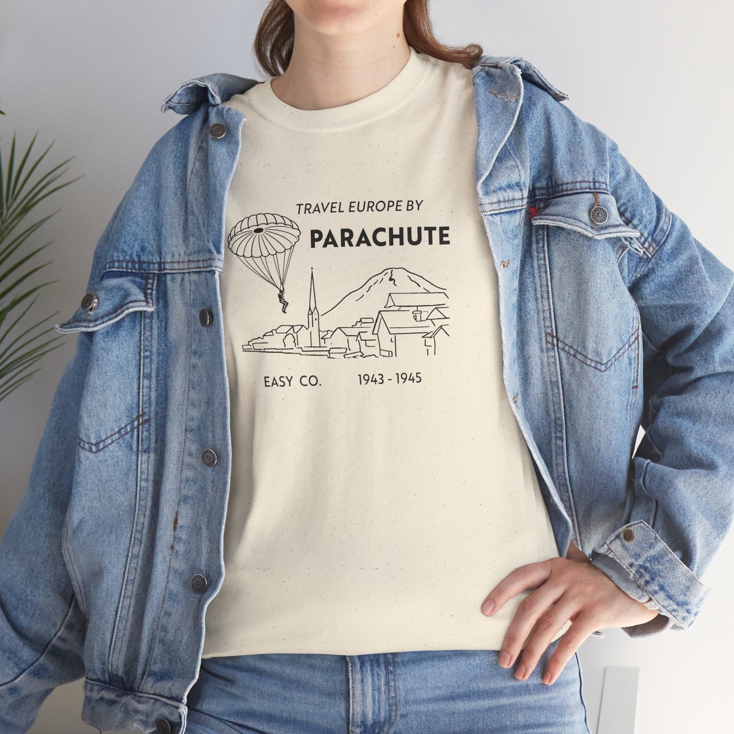 Travel Europe by Parachute — Easy Company T-Shirt