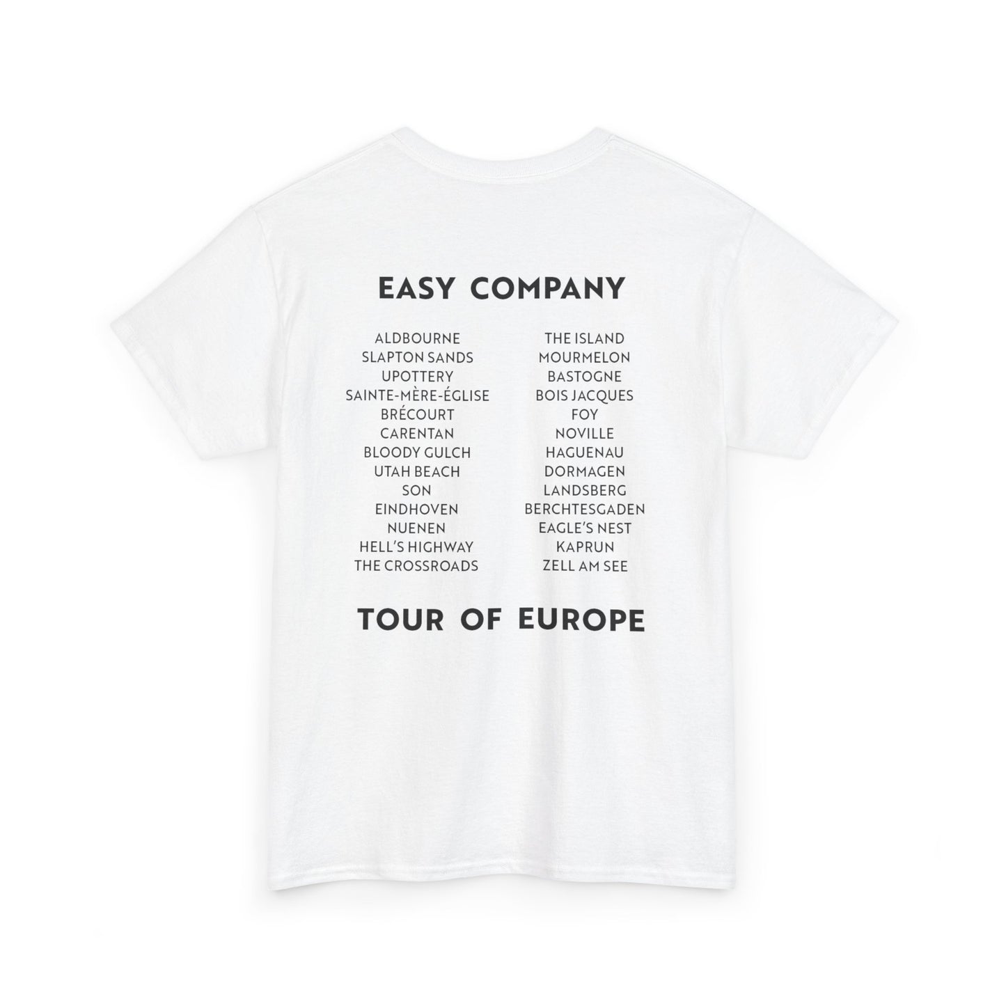 Travel Europe by Parachute with the Band of Brothers T-shirt