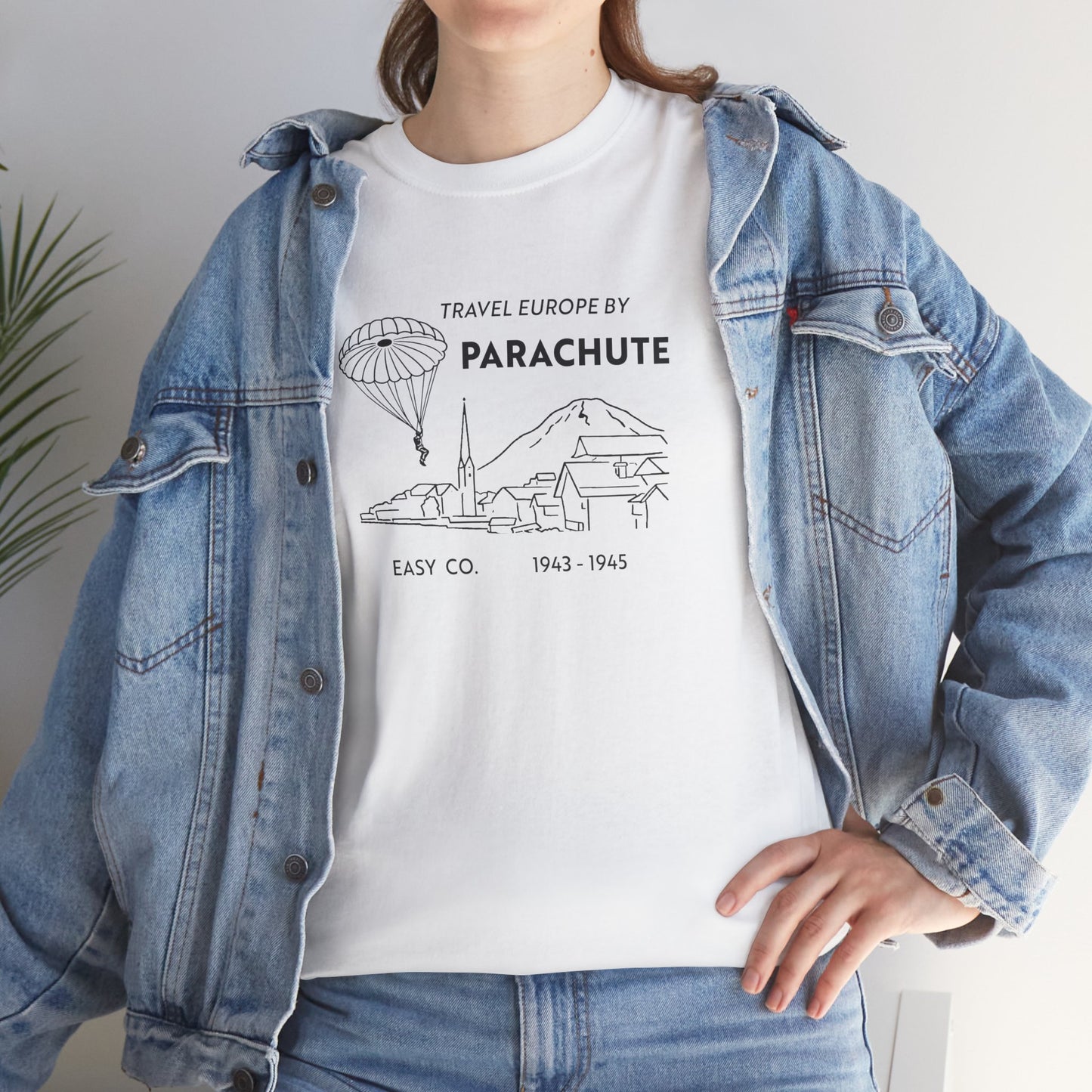 Travel Europe by Parachute — Easy Company T-Shirt