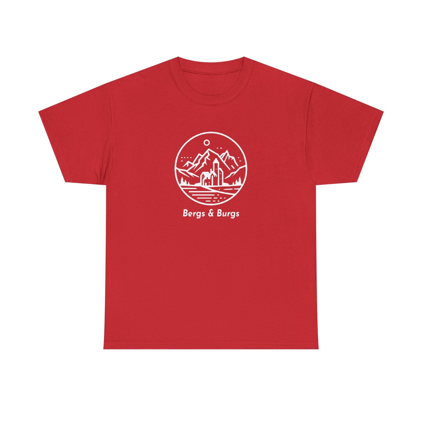 Bergs and Burgs Band of Brothers Tour T Shirt (light on dark)