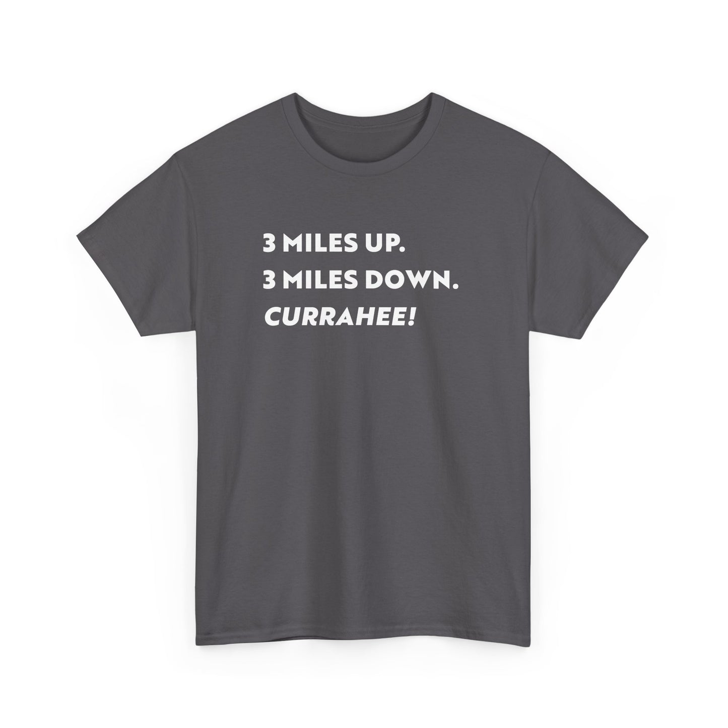 3 Miles Up 3 Miles Down Tee — Band of Brothers Workout Shirt