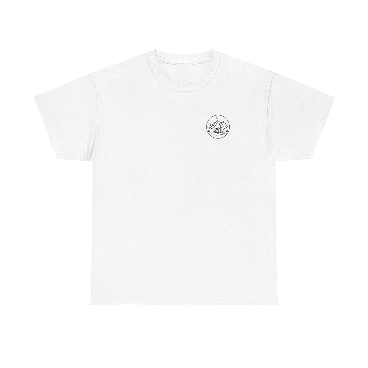 Bergs and Burgs — Travel Europe by Parachute T-shirt