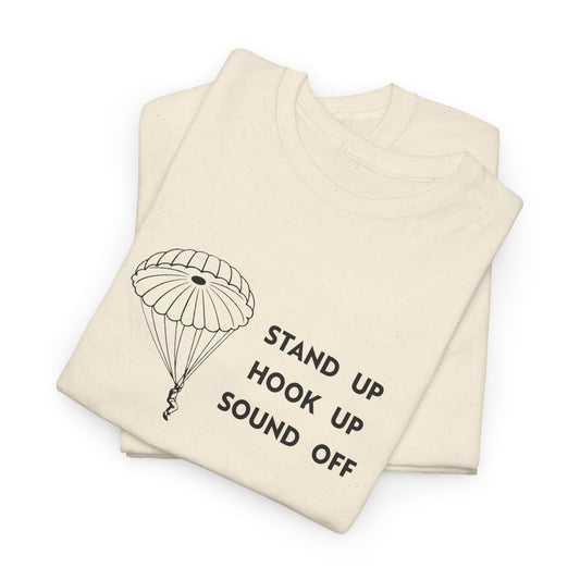 Band of Brothers Tribute Tee — Stand Up, Hook Up, Sound Off
