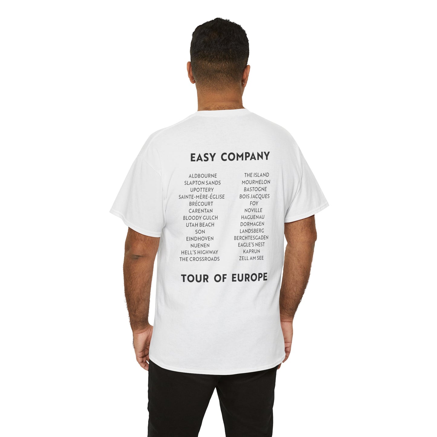Travel Europe by Parachute with the Band of Brothers T-shirt
