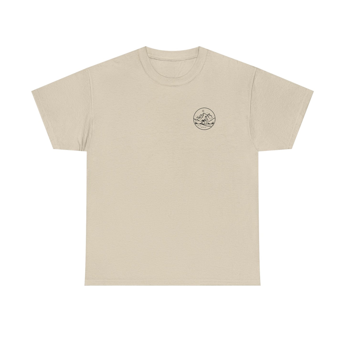 Bergs and Burgs — Travel Europe by Parachute T-shirt
