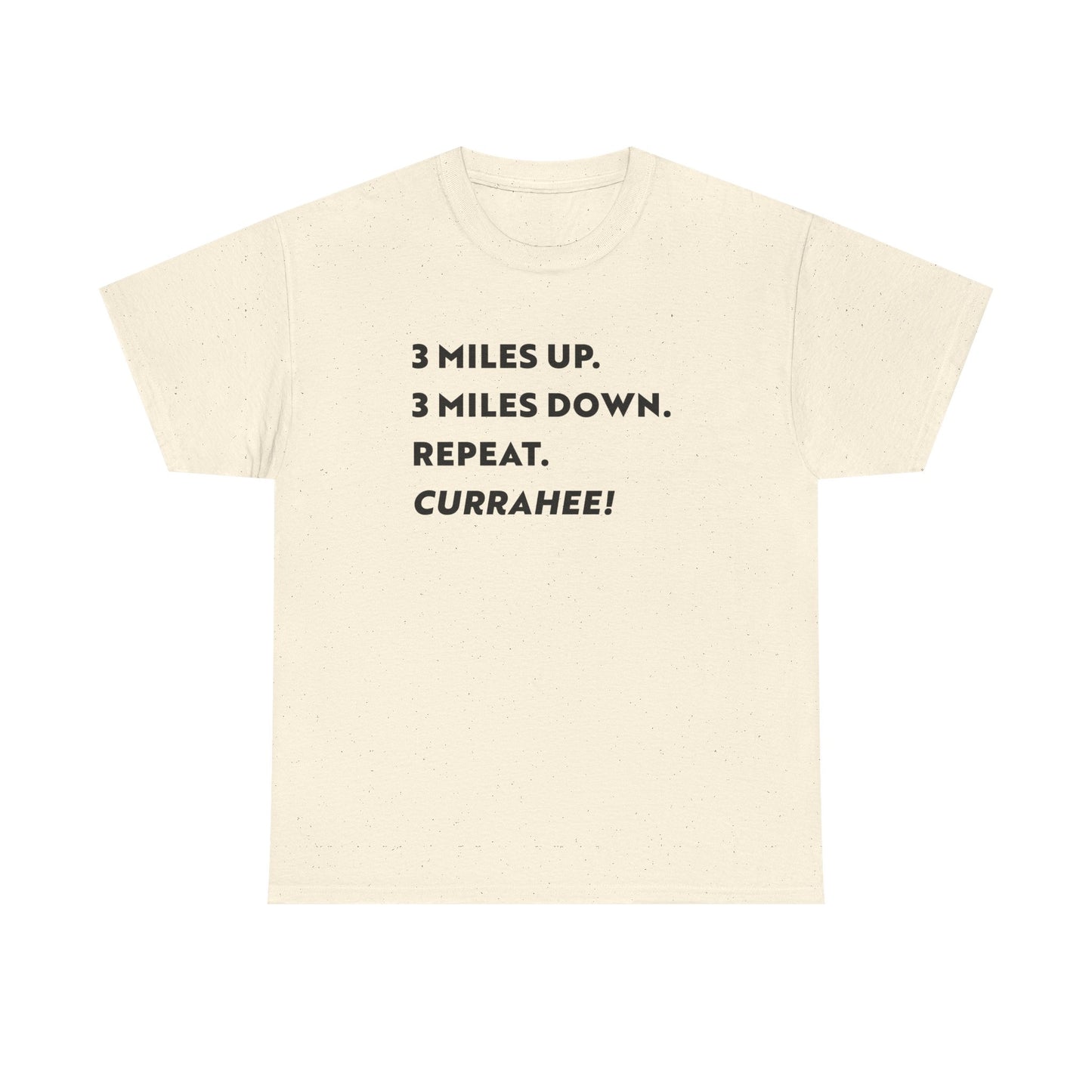 3 Miles Up 3 Miles Down Tee — Band of Brothers Workout Shirt