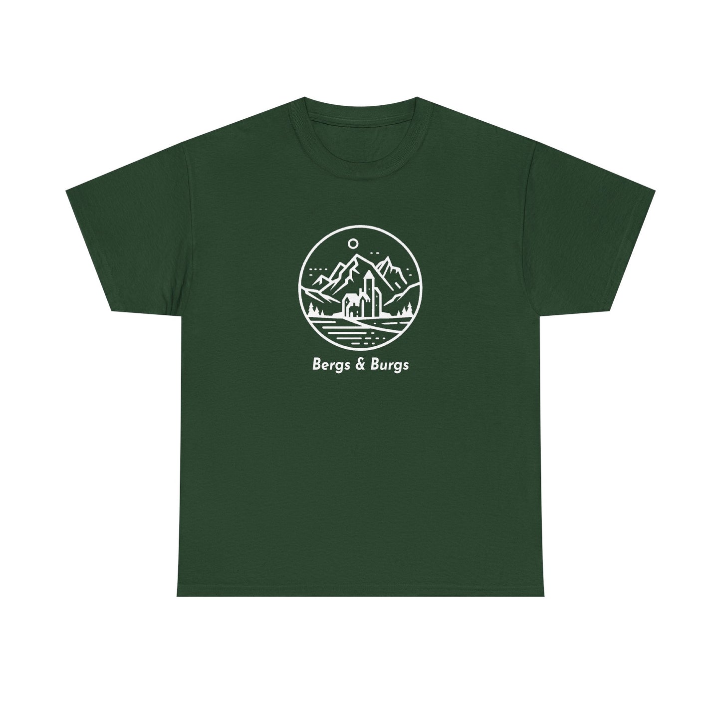 Bergs and Burgs Band of Brothers Tour T Shirt (light on dark)