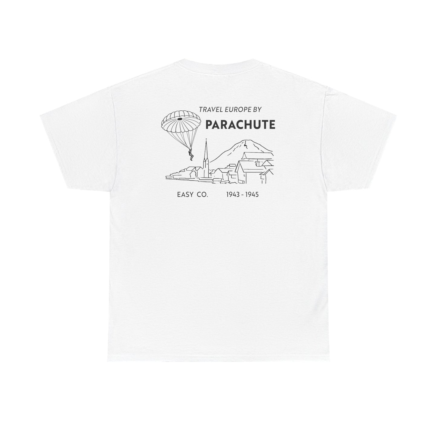 Bergs and Burgs — Travel Europe by Parachute T-shirt