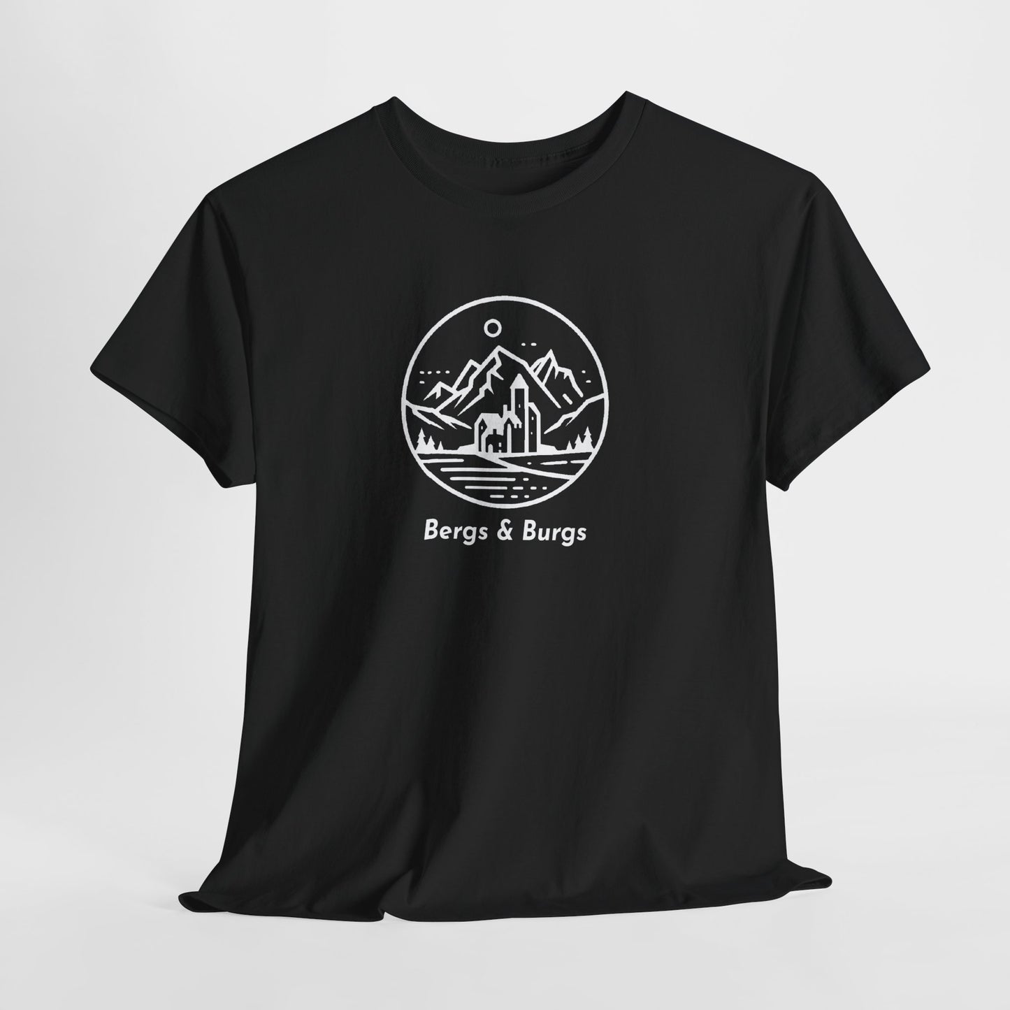 Bergs and Burgs Band of Brothers Tour T Shirt (light on dark)