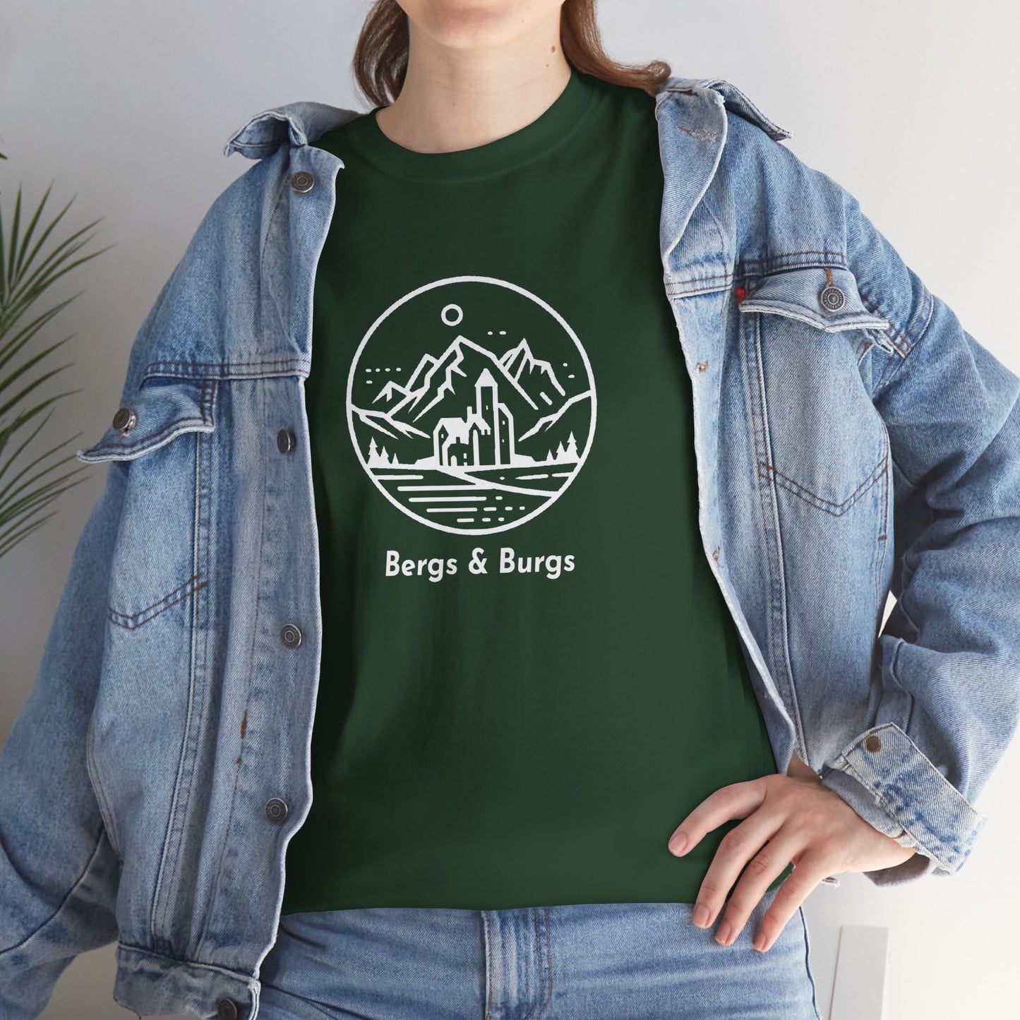 Bergs and Burgs Band of Brothers Tour T Shirt (light on dark)