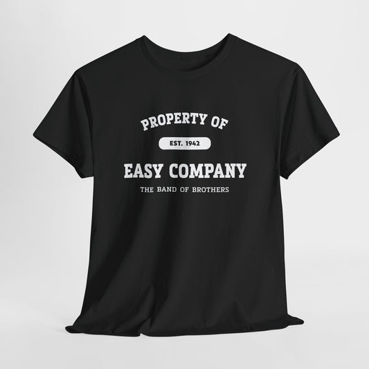 Property of Easy Company — Band of Brothers T-Shirt (light on dark)