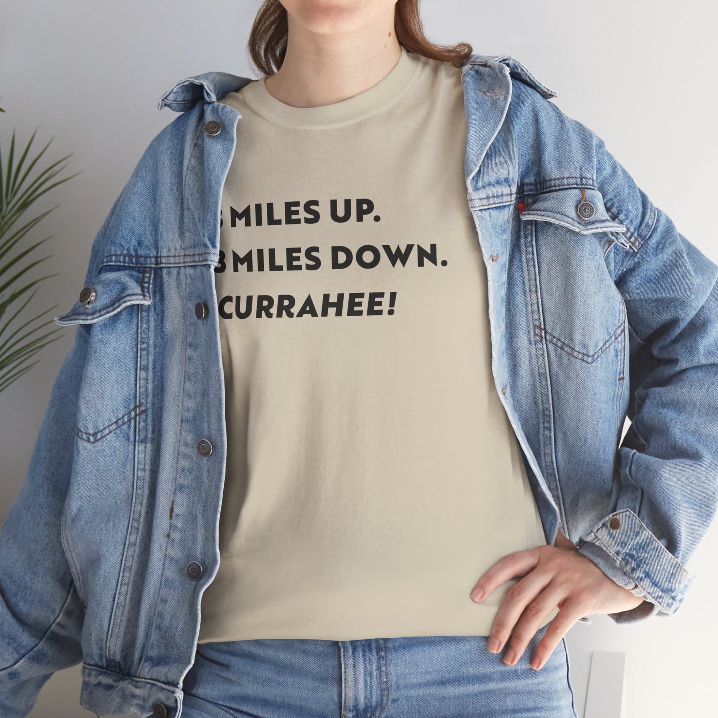 3 Miles Up 3 Miles Down Tee — Band of Brothers Workout Shirt