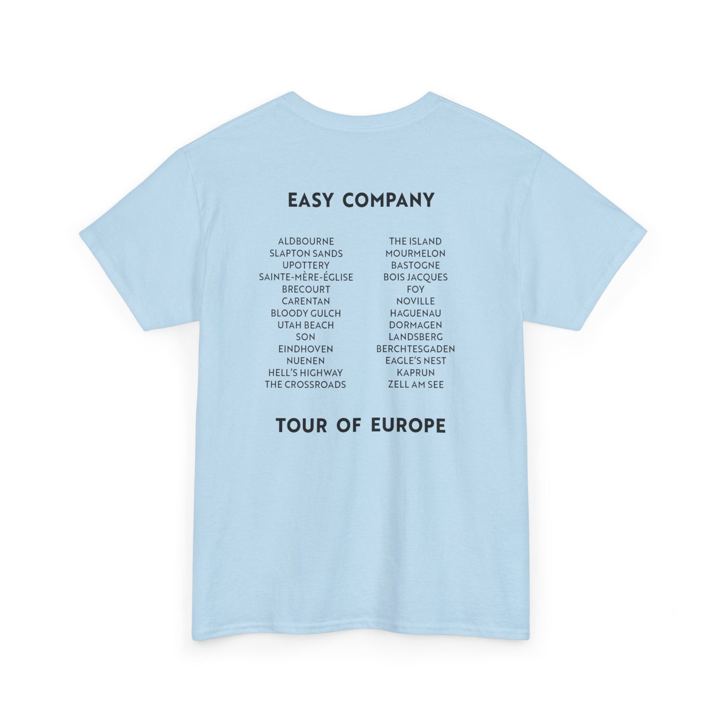 Band of Brothers Easy Company WWII Paratroopers Tee —  Vintage Travel Design