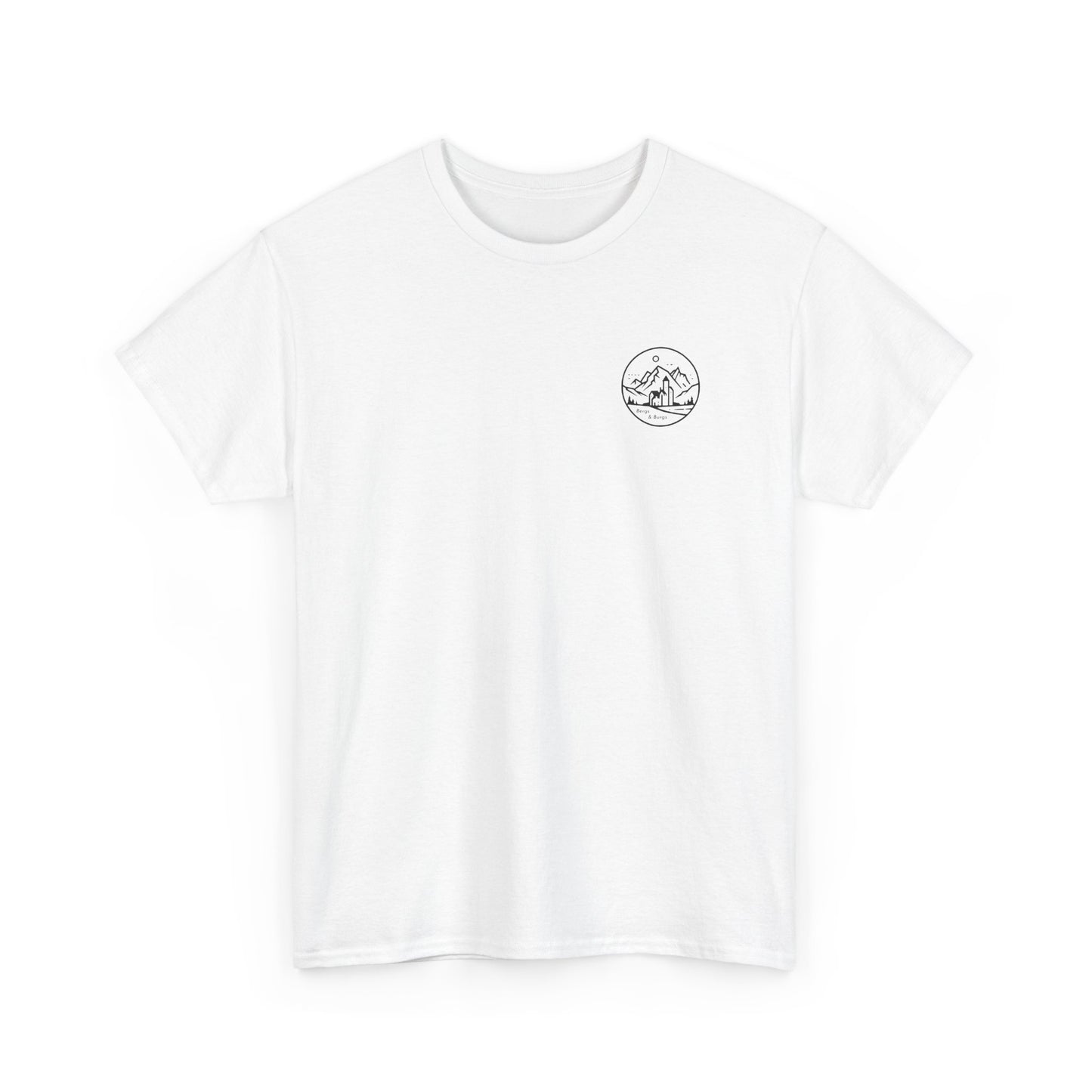 Bergs and Burgs — Travel Europe by Parachute T-shirt