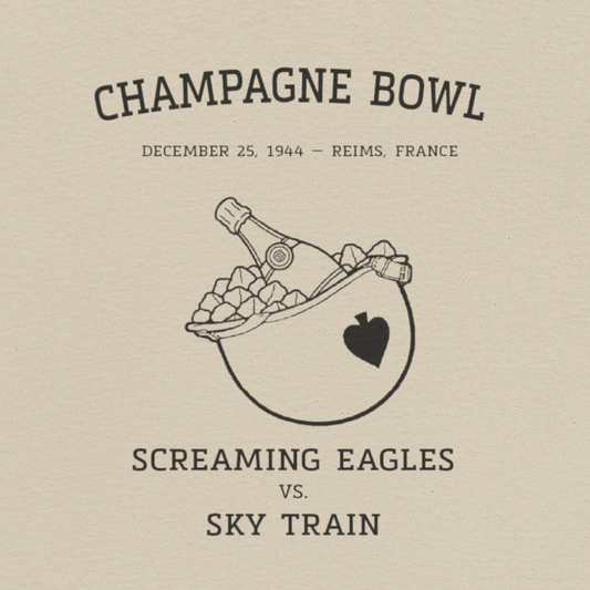 Champagne Bowl Graphic Tee (Screaming Eagles vs Sky Train)