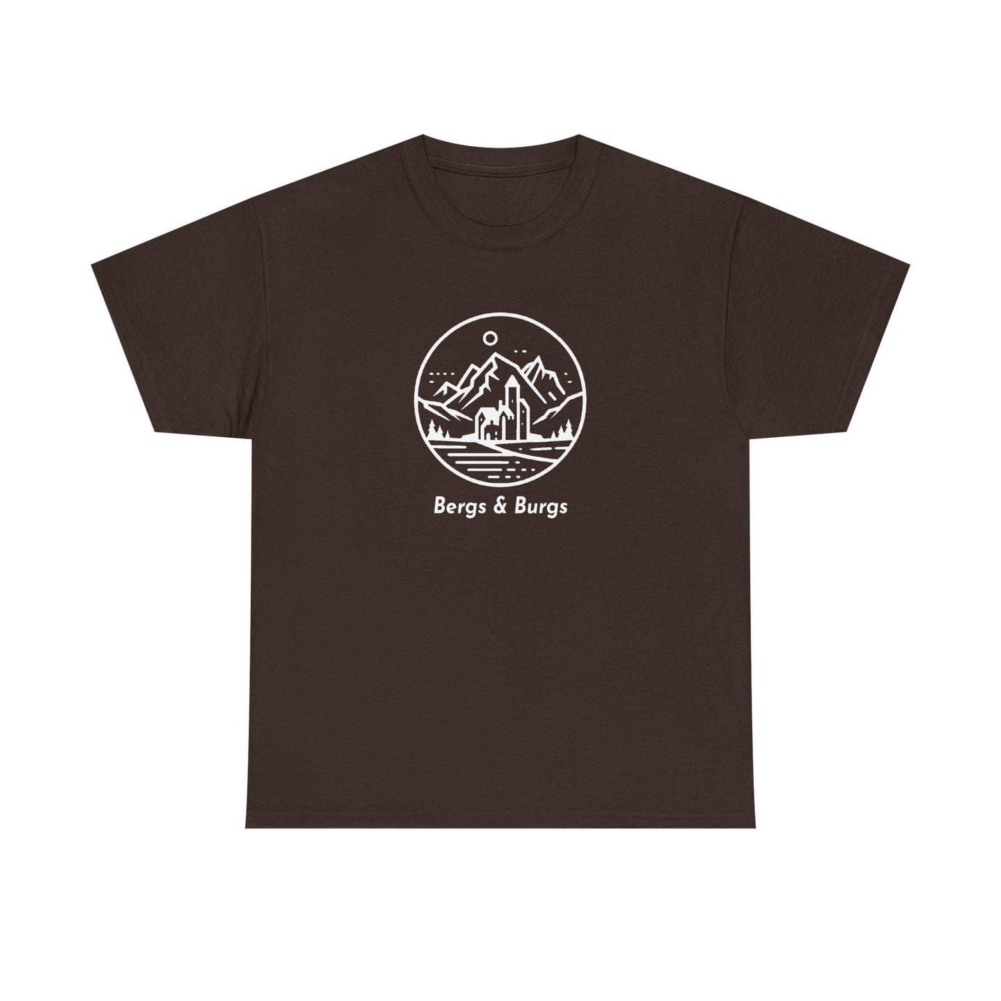 Bergs and Burgs Band of Brothers Tour T Shirt (light on dark)