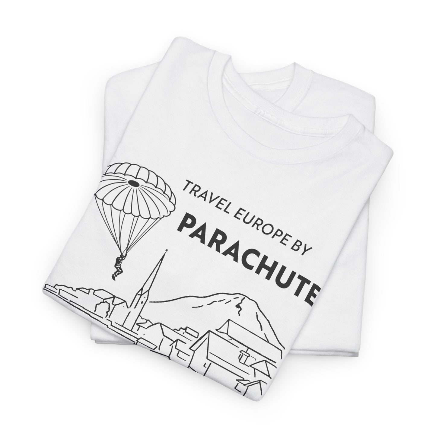 Band of Brothers Easy Company WWII Paratroopers Tee —  Vintage Travel Design