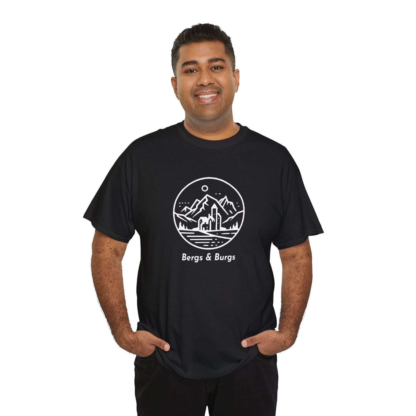 Bergs and Burgs Band of Brothers Tour T Shirt (light on dark)