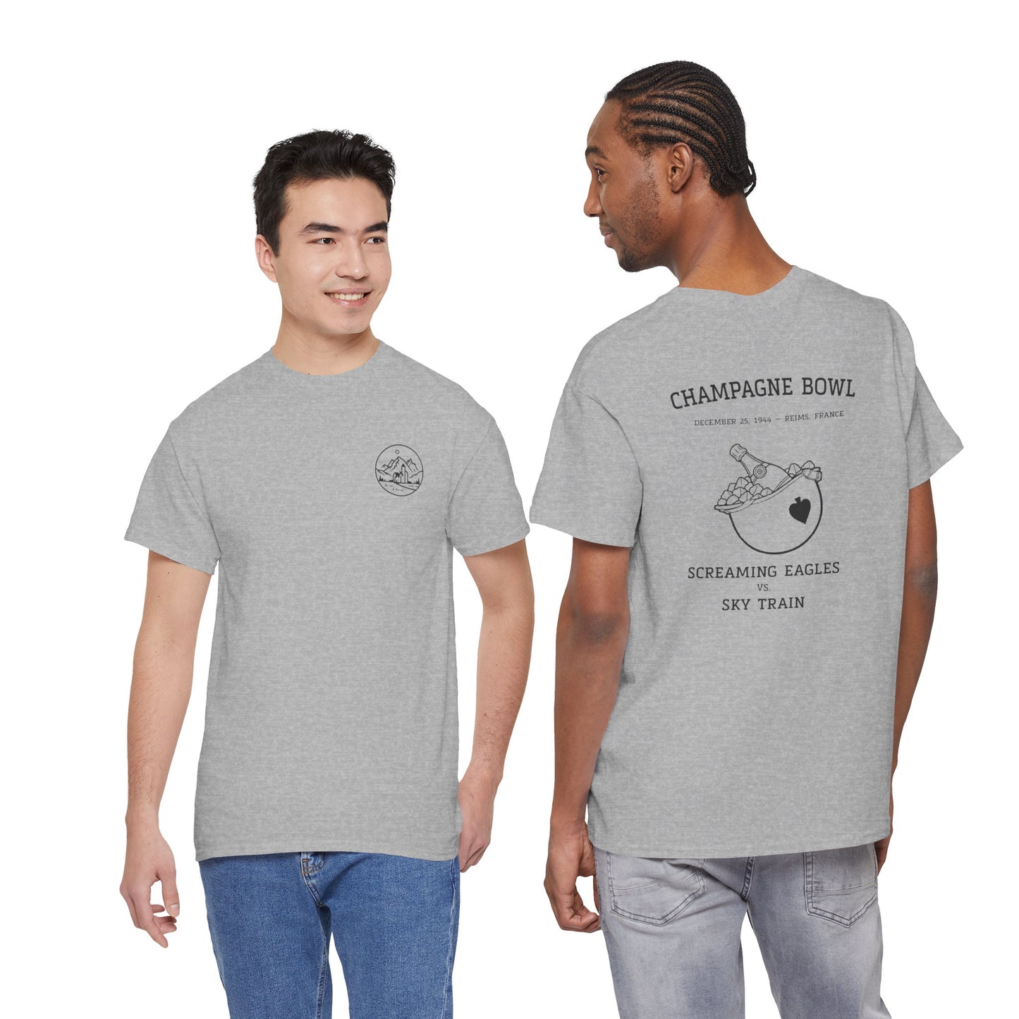 Champagne Bowl Graphic Tee (Screaming Eagles vs Sky Train)