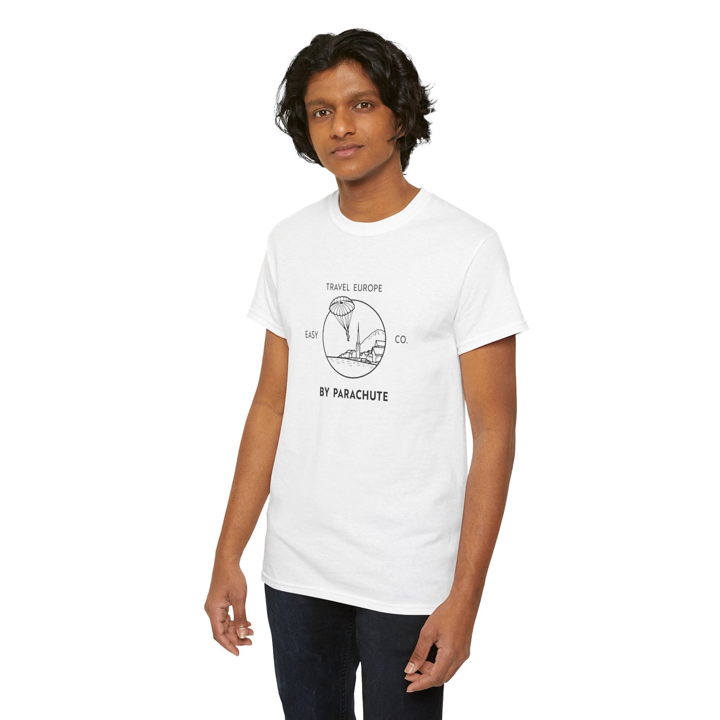 Travel Europe by Parachute with the Band of Brothers T-shirt