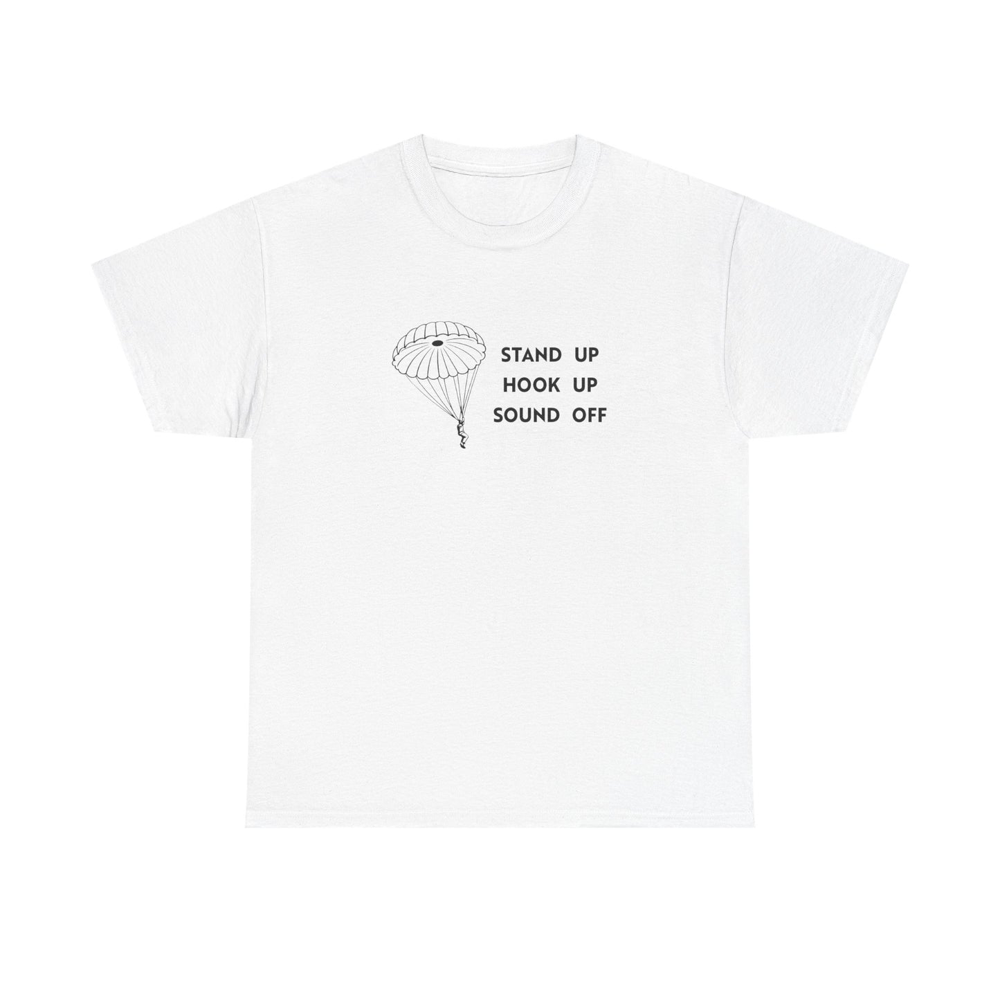 Band of Brothers Tribute Tee — Stand Up, Hook Up, Sound Off