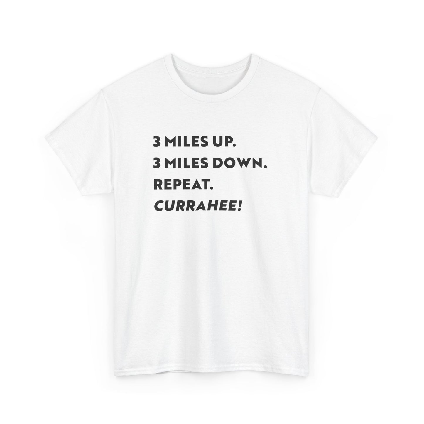 3 Miles Up 3 Miles Down Tee — Band of Brothers Workout Shirt