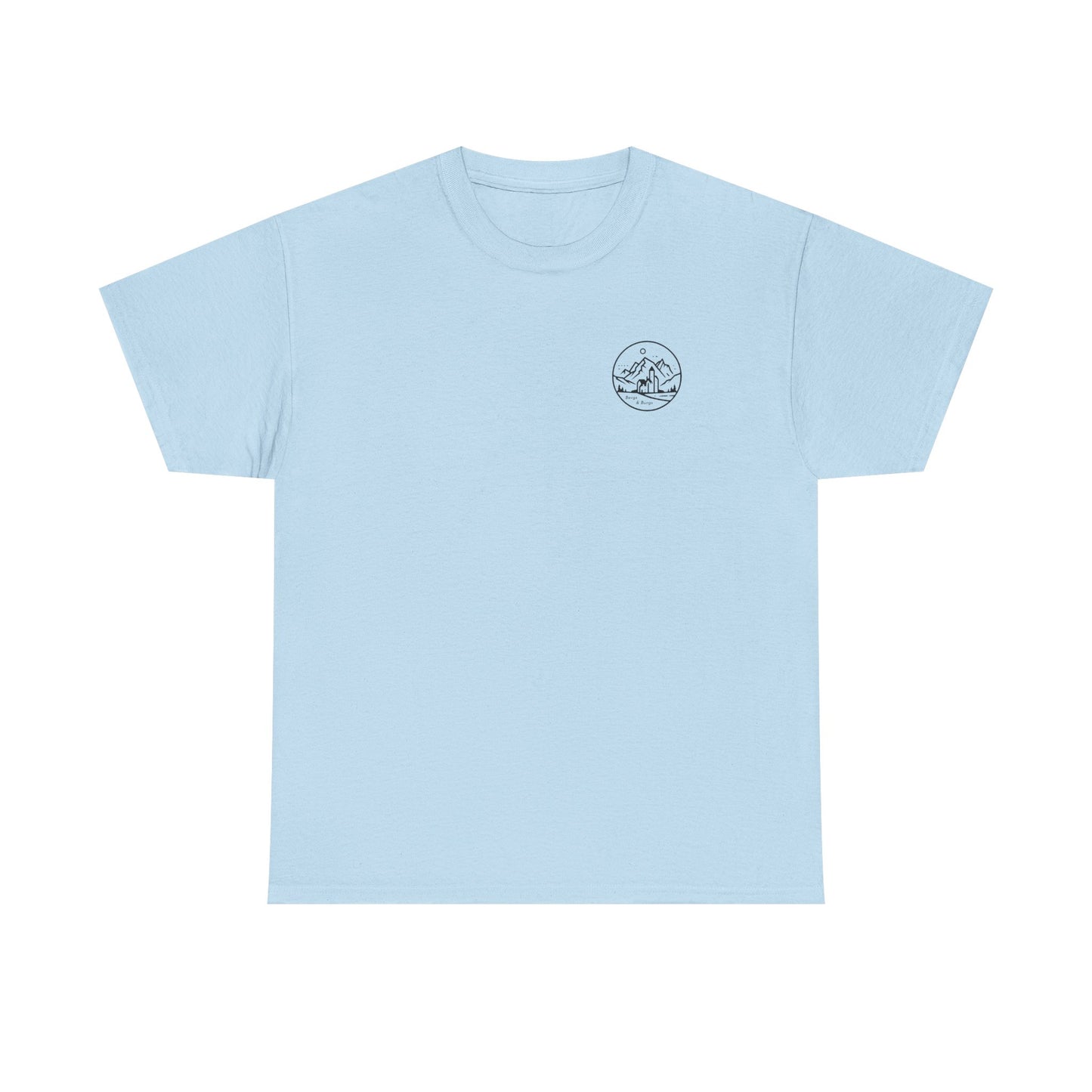 Bergs and Burgs — Travel Europe by Parachute T-shirt