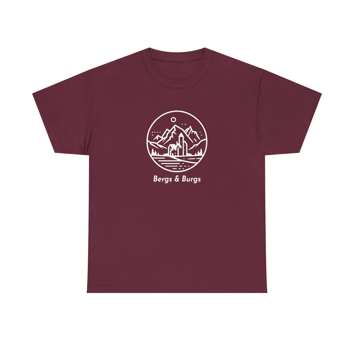 Bergs and Burgs Band of Brothers Tour T Shirt (light on dark)