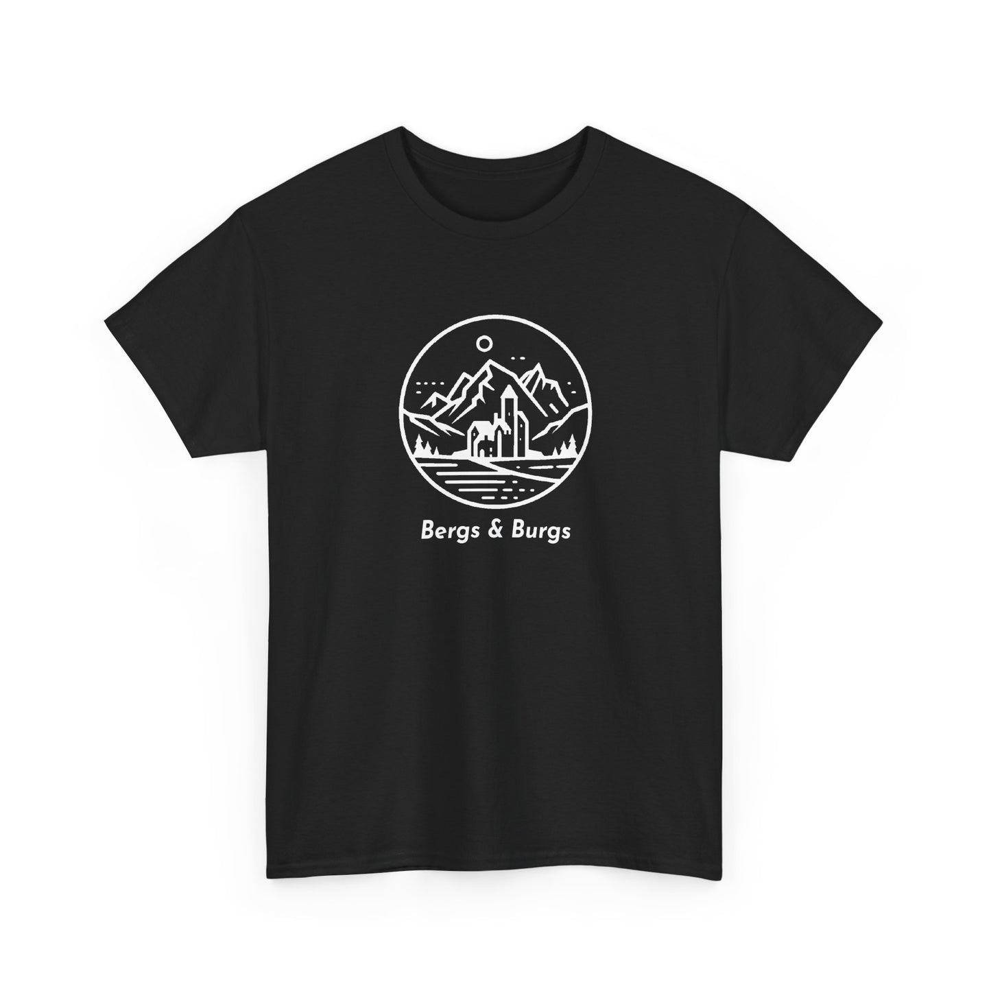 Bergs and Burgs Band of Brothers Tour T Shirt (light on dark)