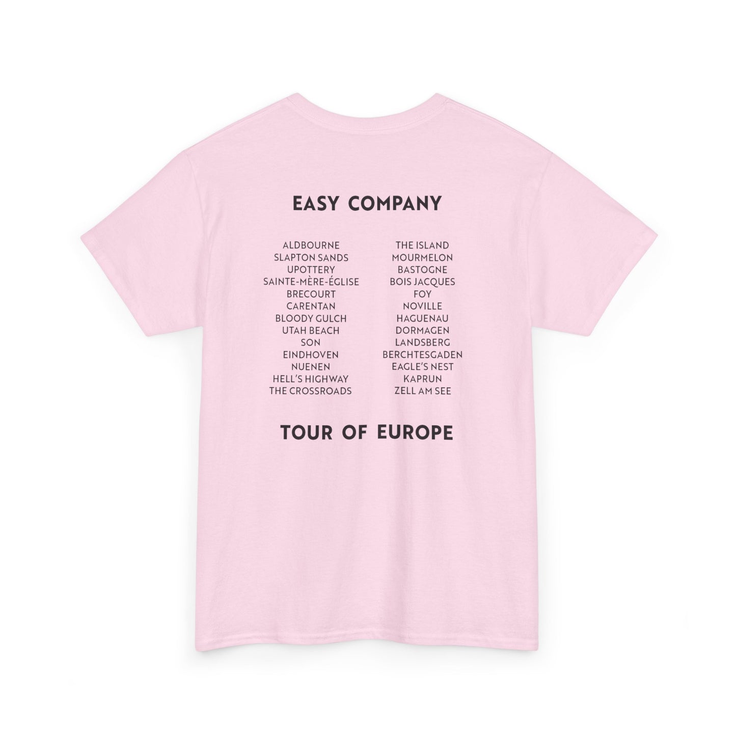 Band of Brothers Easy Company WWII Paratroopers Tee —  Vintage Travel Design