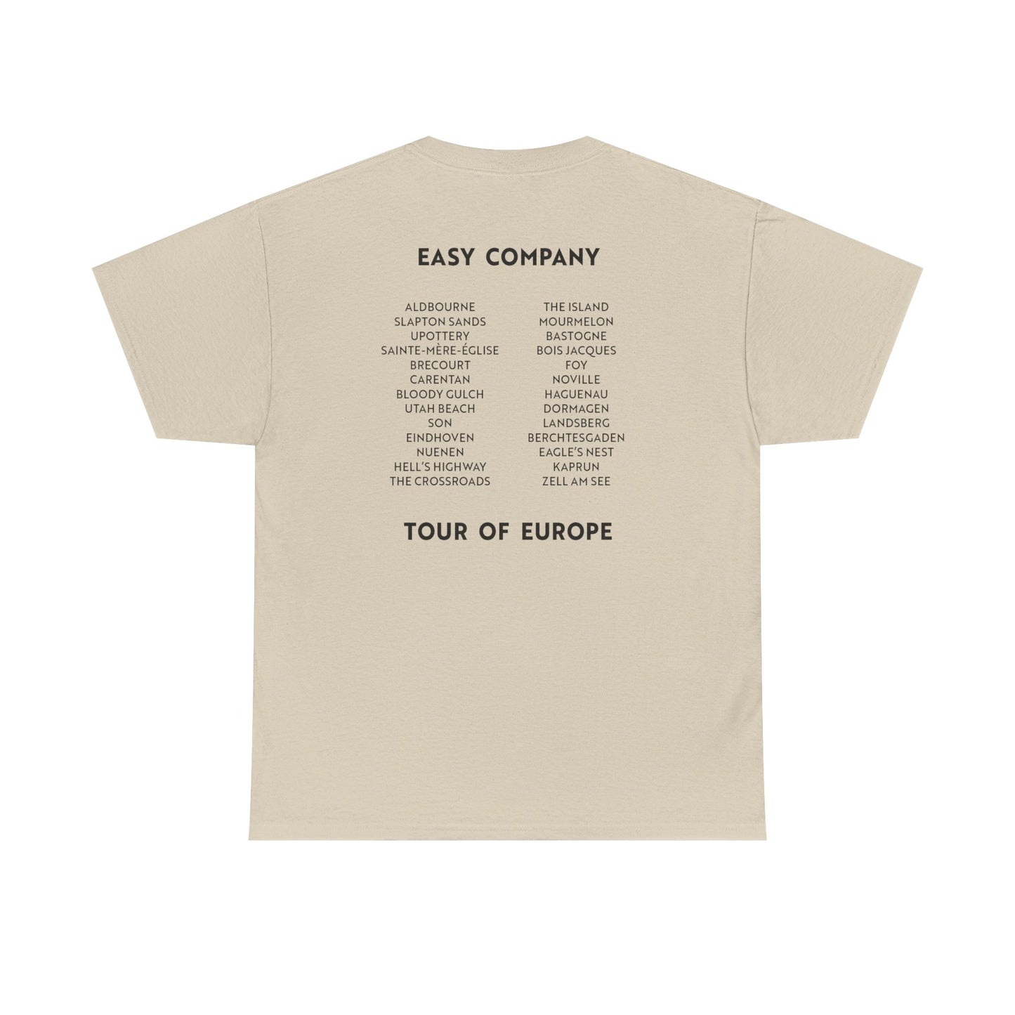 Band of Brothers Easy Company WWII Paratroopers Tee —  Vintage Travel Design