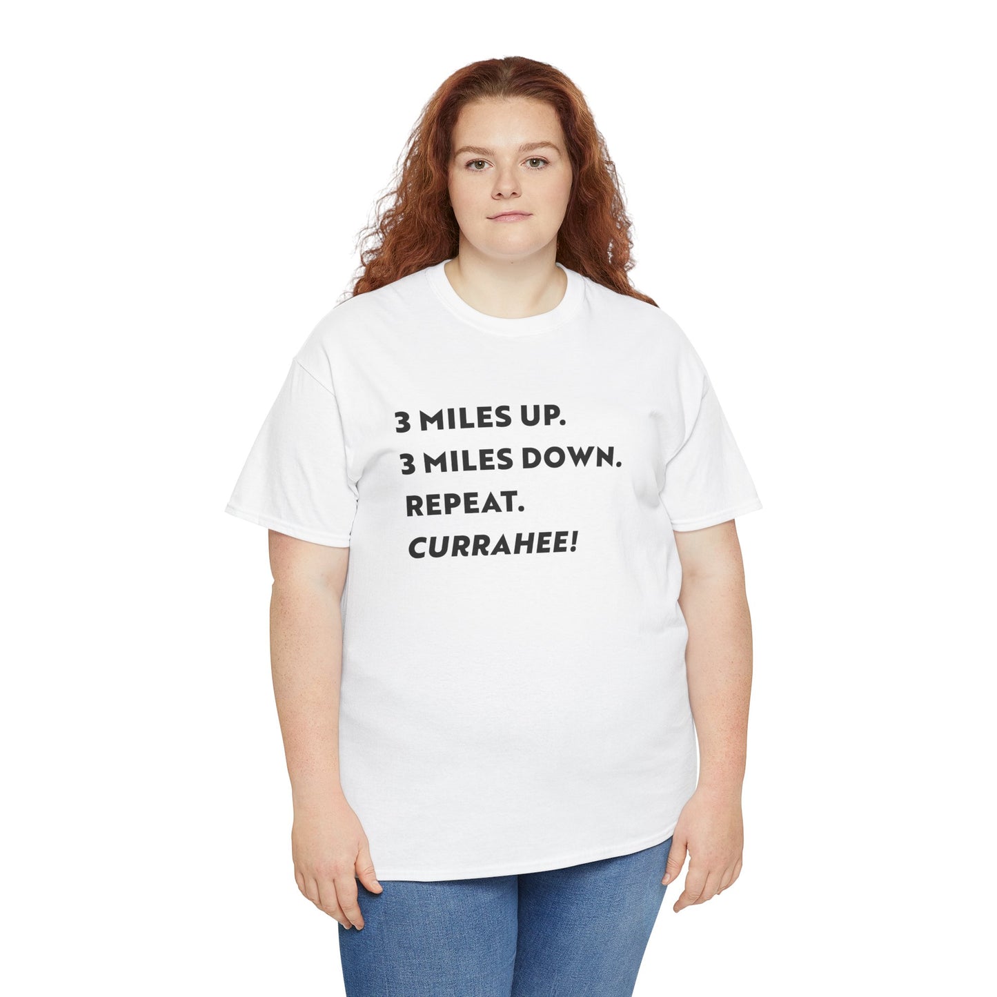 3 Miles Up 3 Miles Down Tee — Band of Brothers Workout Shirt