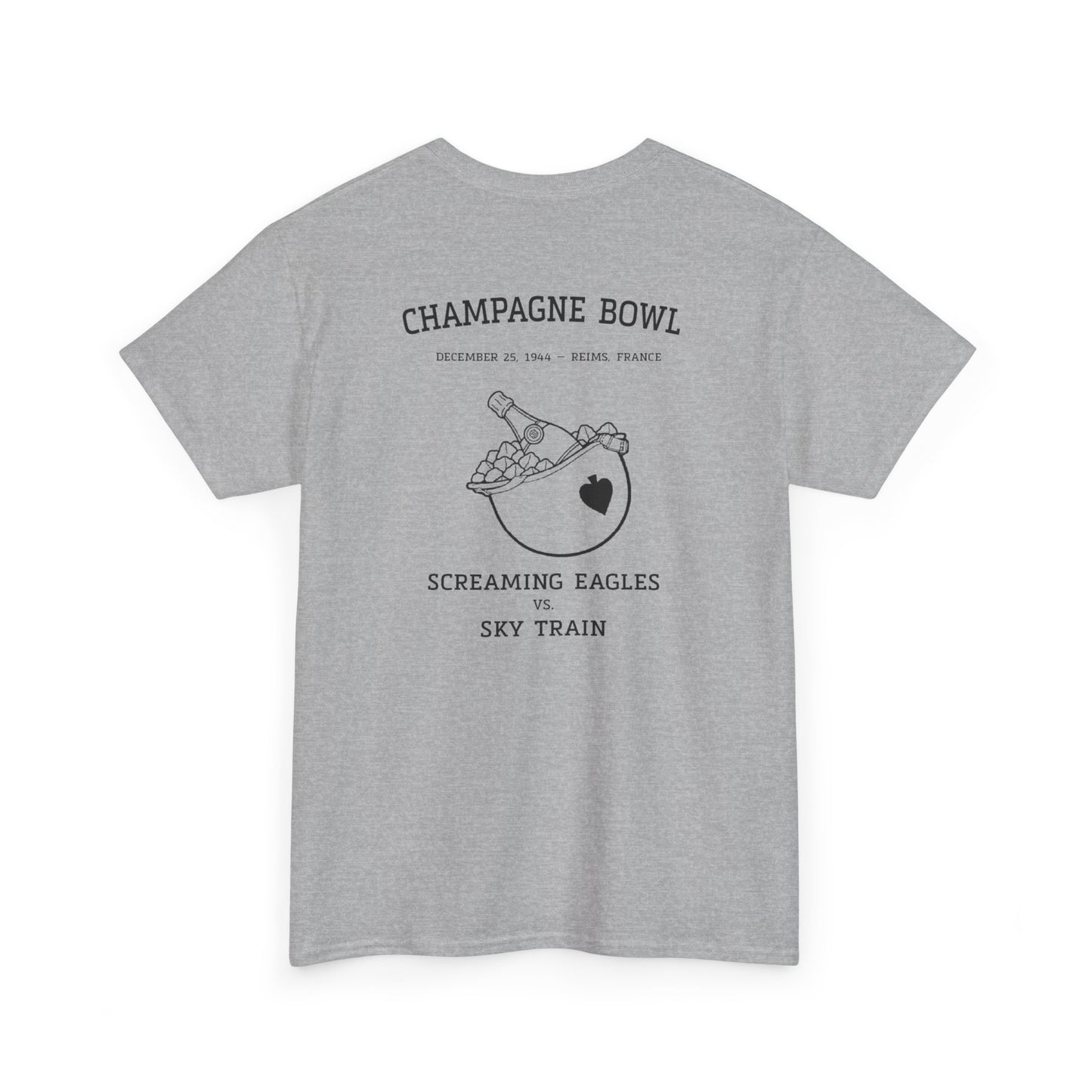Champagne Bowl Graphic Tee (Screaming Eagles vs Sky Train)