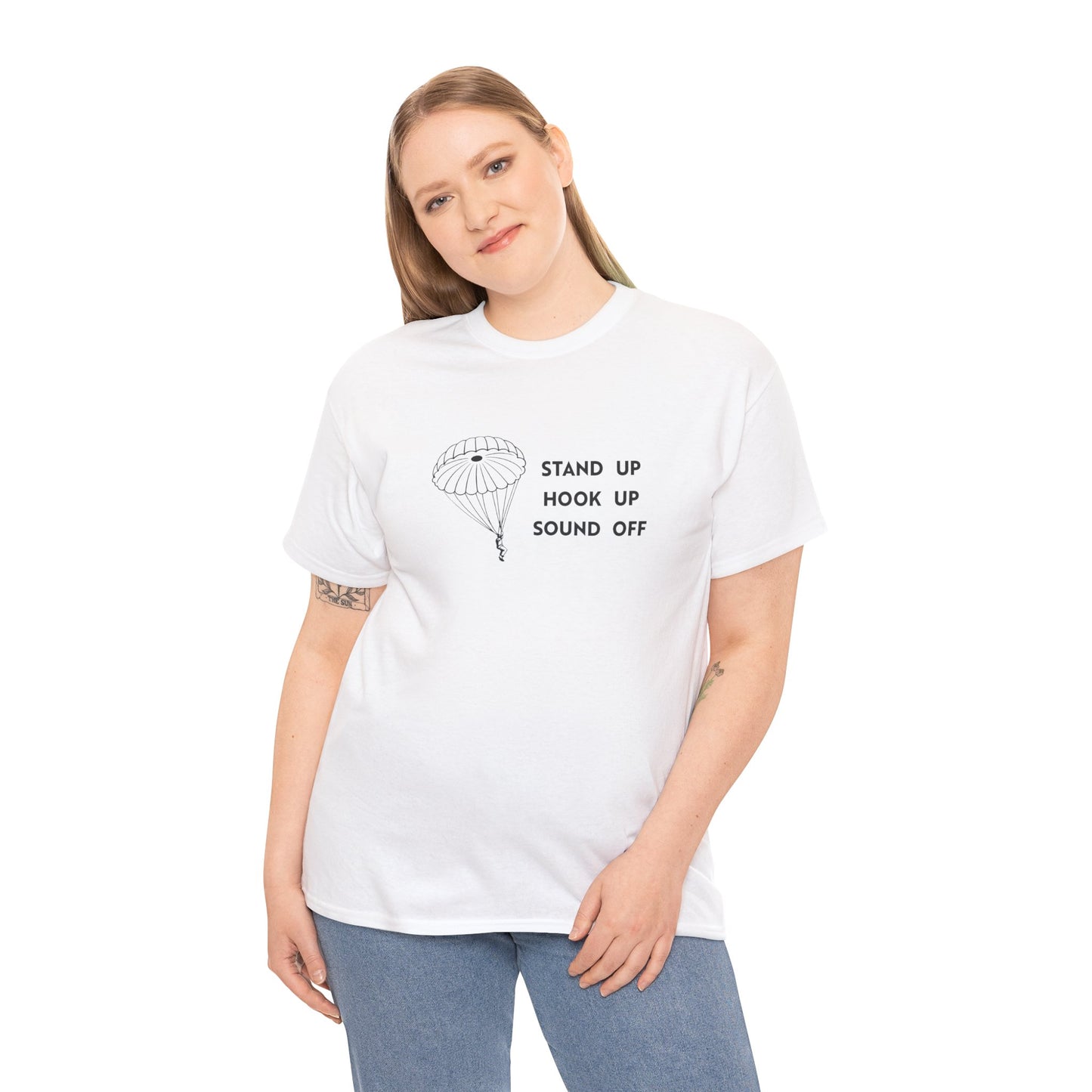 Band of Brothers Tribute Tee — Stand Up, Hook Up, Sound Off