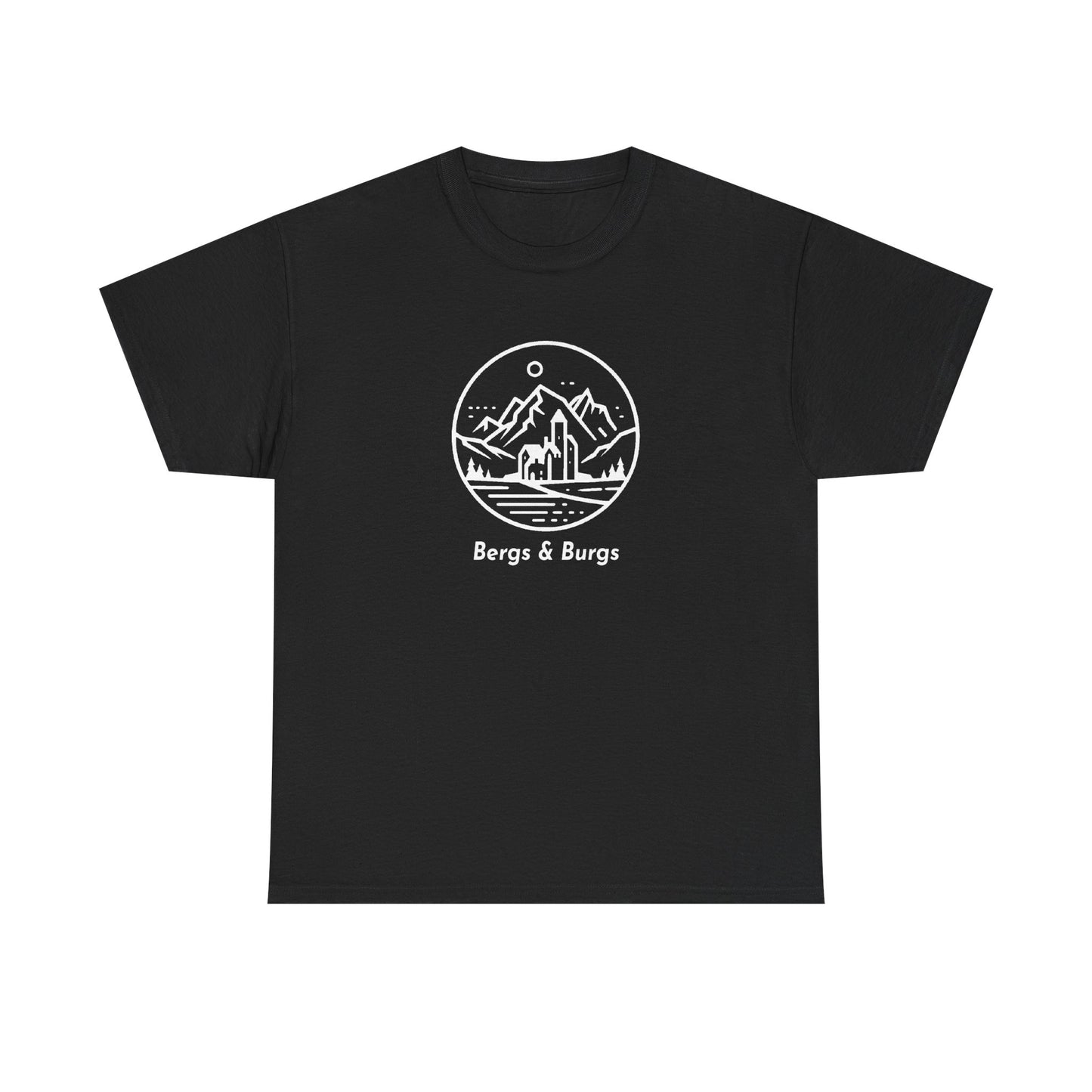 Bergs and Burgs Band of Brothers Tour T Shirt (light on dark)