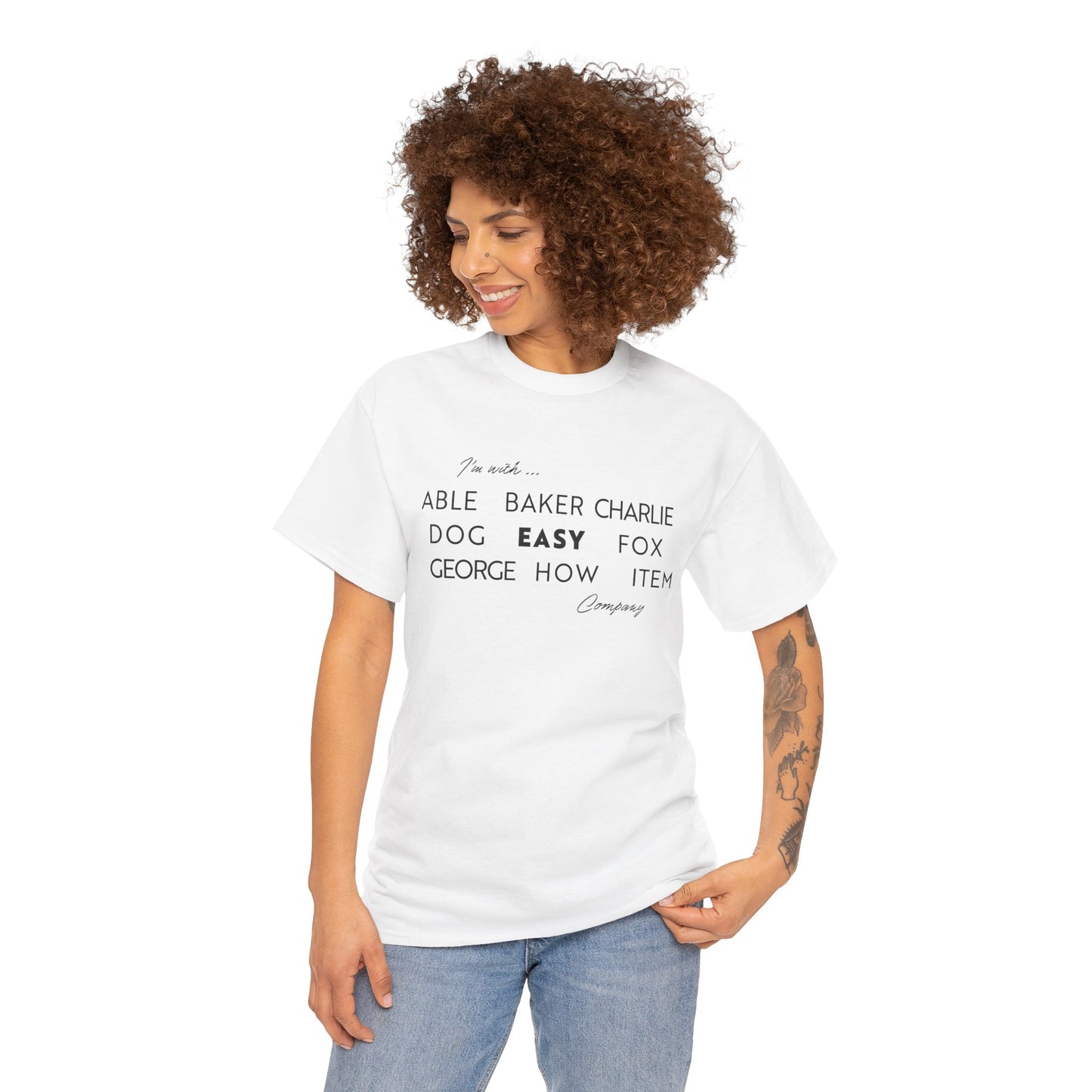 I'm with Easy Company T-shirt