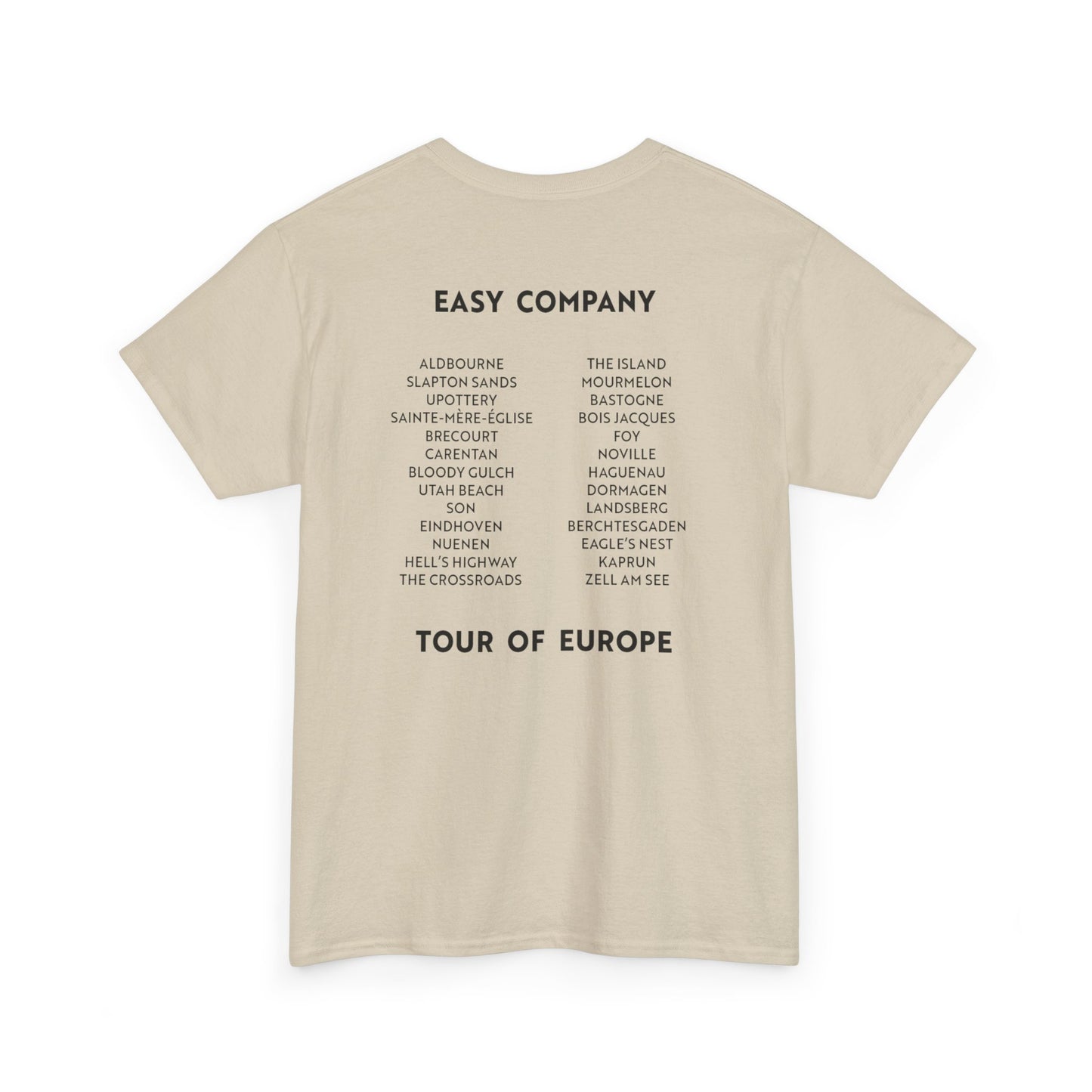 Band of Brothers Easy Company WWII Paratroopers Tee —  Vintage Travel Design