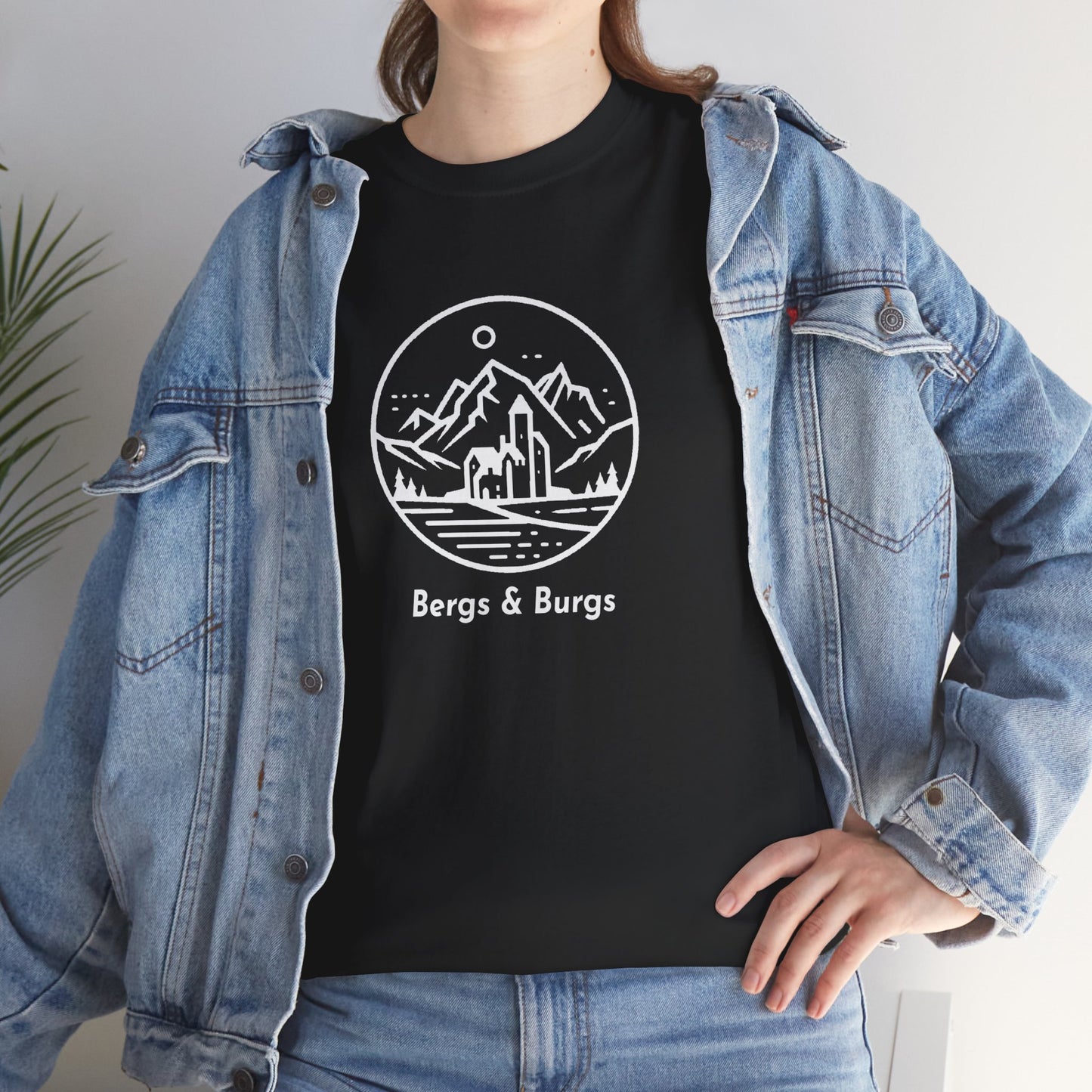 Bergs and Burgs Band of Brothers Tour T Shirt (light on dark)