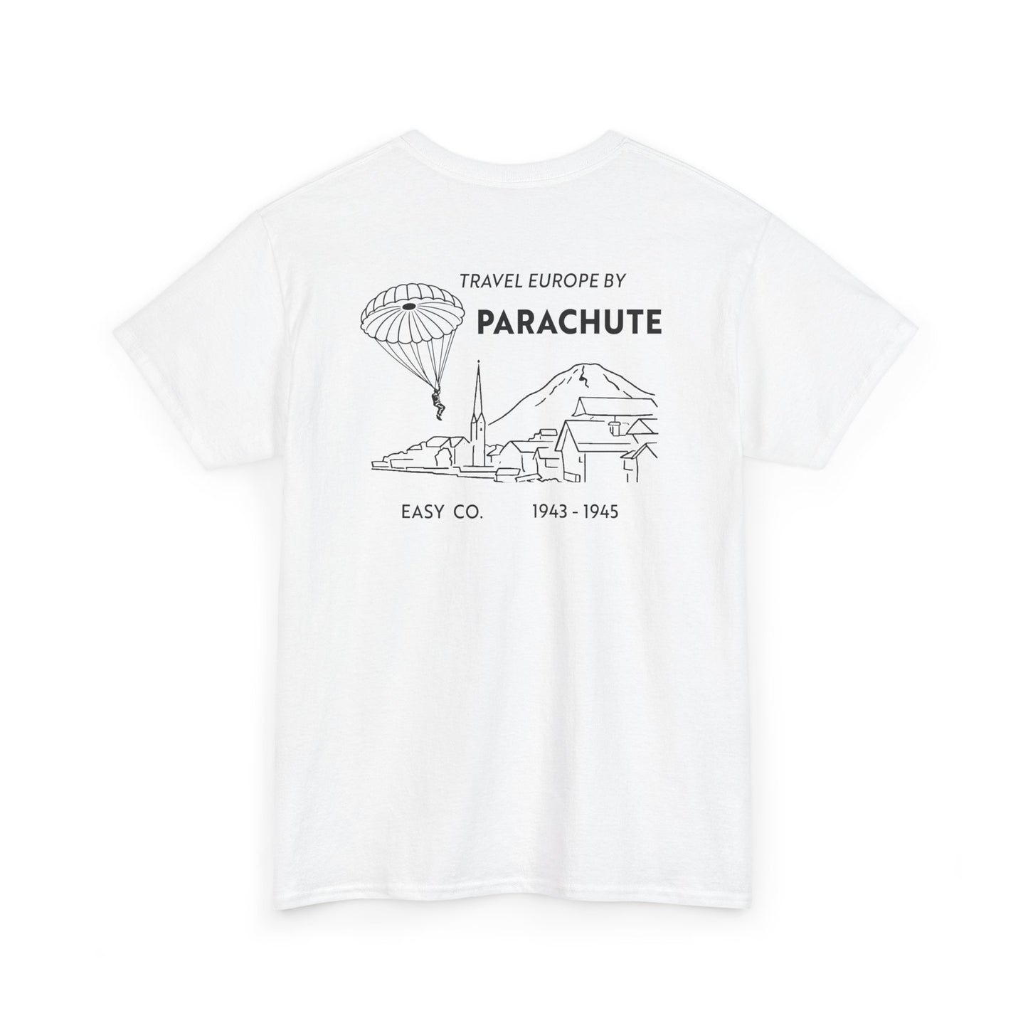 Bergs and Burgs — Travel Europe by Parachute T-shirt