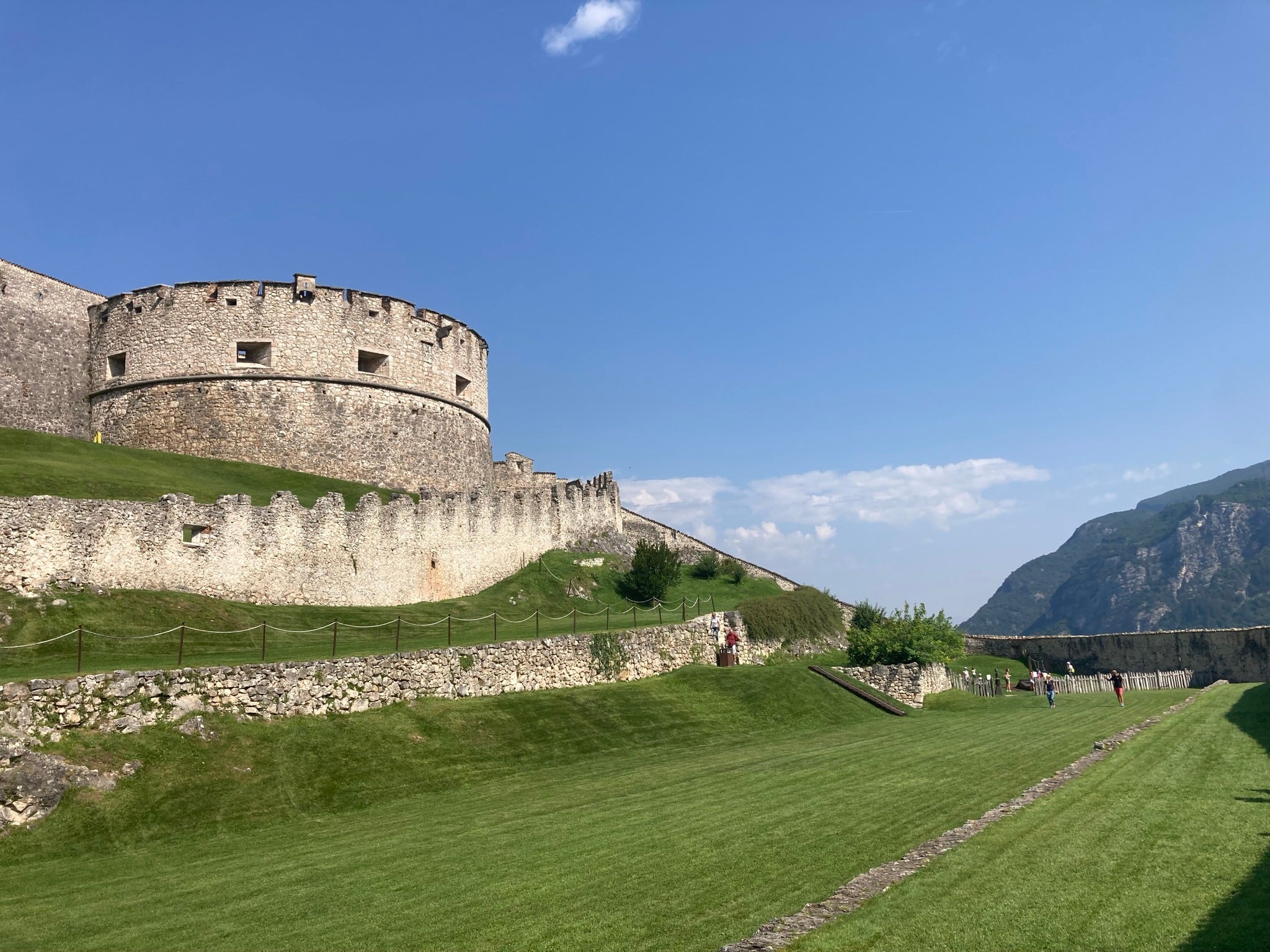 A Castle in the Italian Alps
